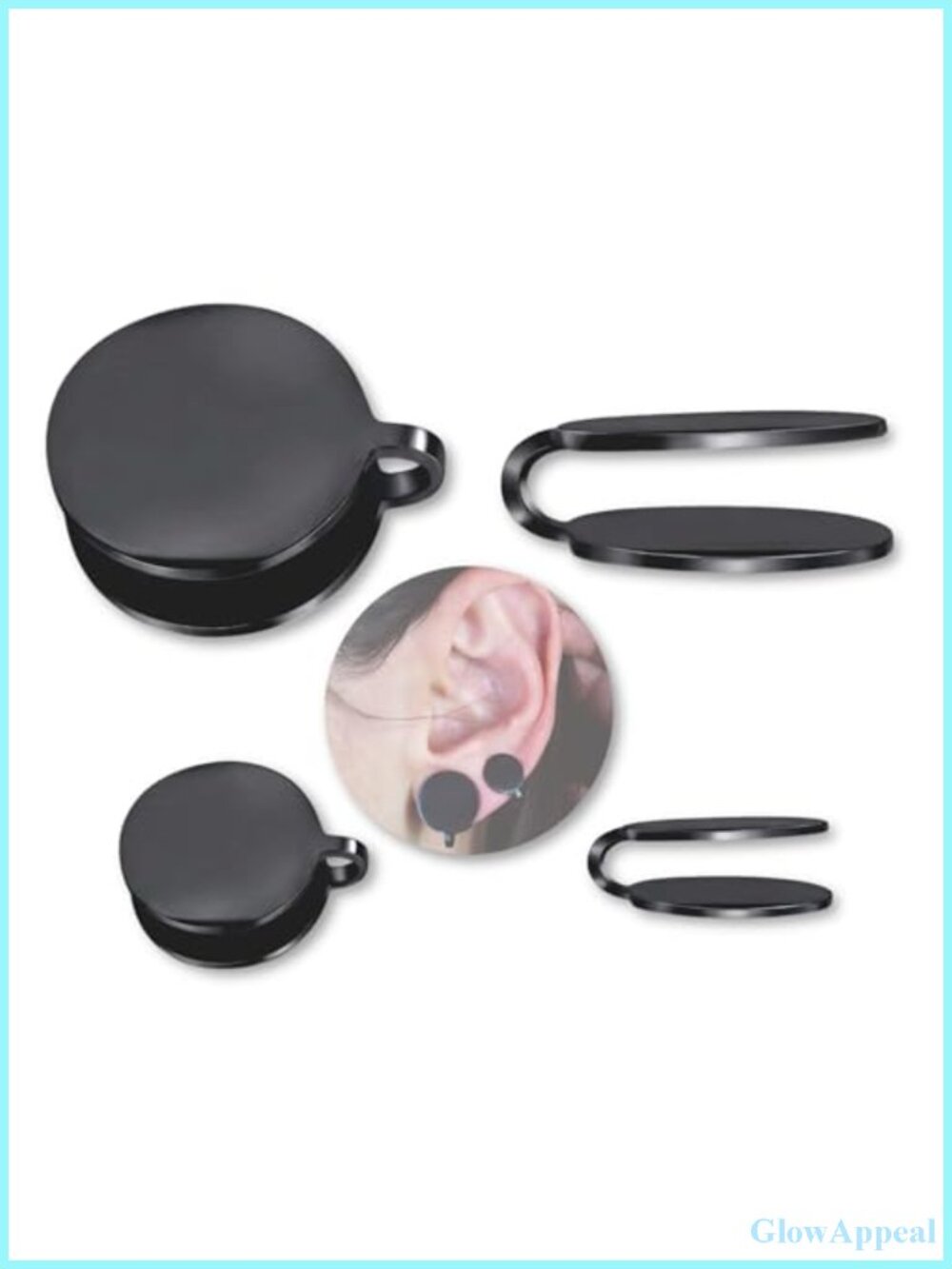 Keloid Pressure Earring Set 10mm 15mm Clip On Compression Earrings Stainless